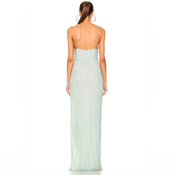 Retrofete Loretta Gown in Bleached Aqua Size XS - Picture 5 of 11